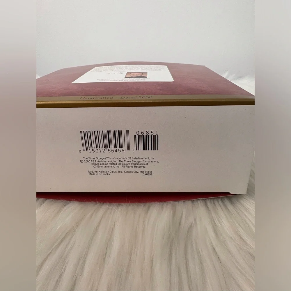 HALLMARK KEEPSAKE the Label Three Stooges Ornament Set “Larry,Moe and Curly” - Picture 9 of 9